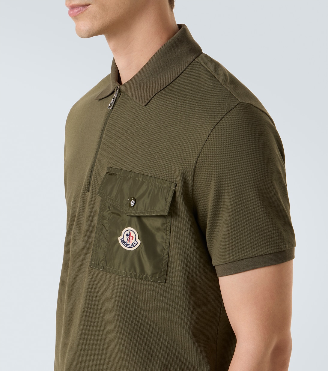 Polohemd aus Baumwoll-Piqué | Moncler