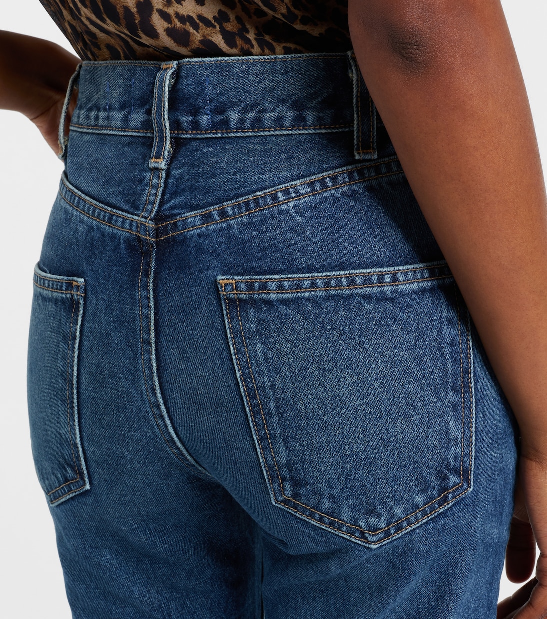 Jeans rectos Joan de tiro medio | Nili Lotan