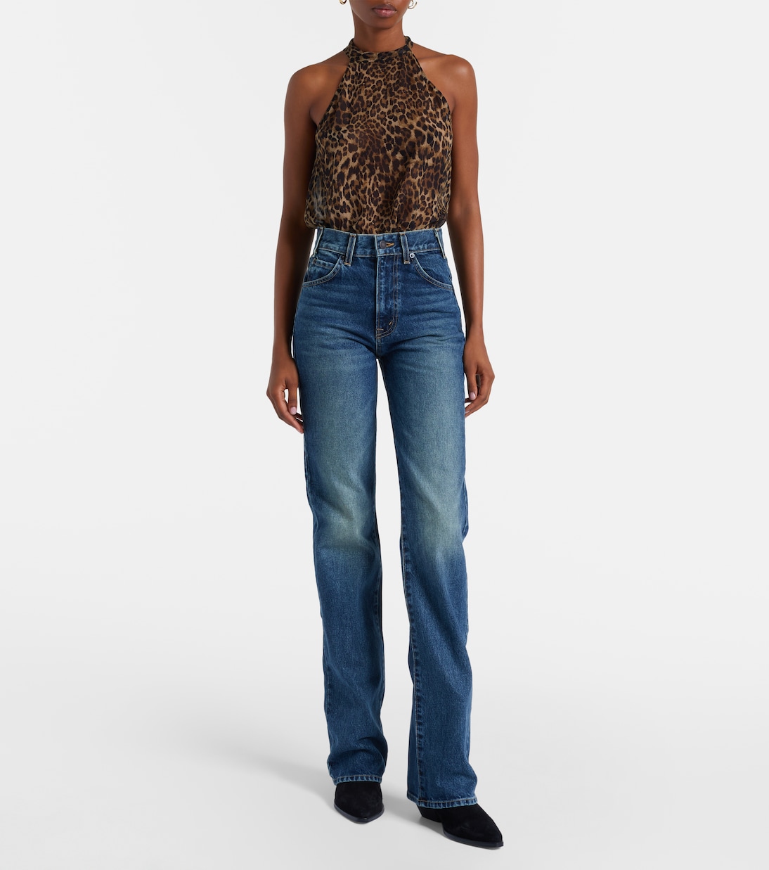 Jeans rectos Joan de tiro medio | Nili Lotan