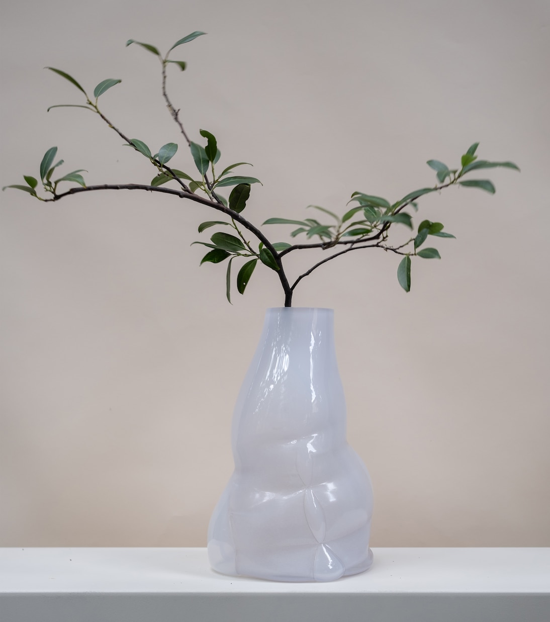 Flow Large glass vase | Milena Kling
