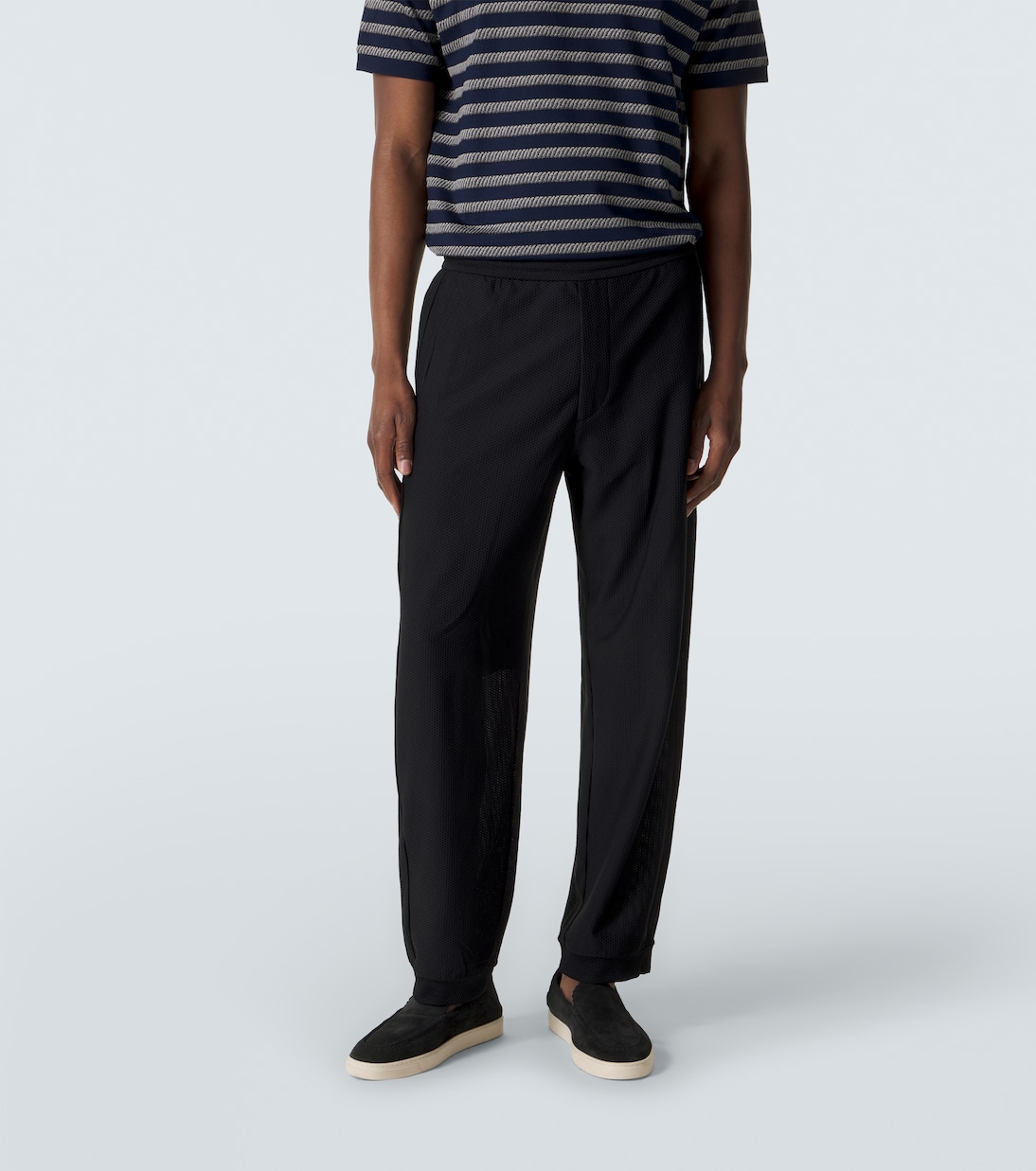 Pantalones rectos de punto | Giorgio Armani