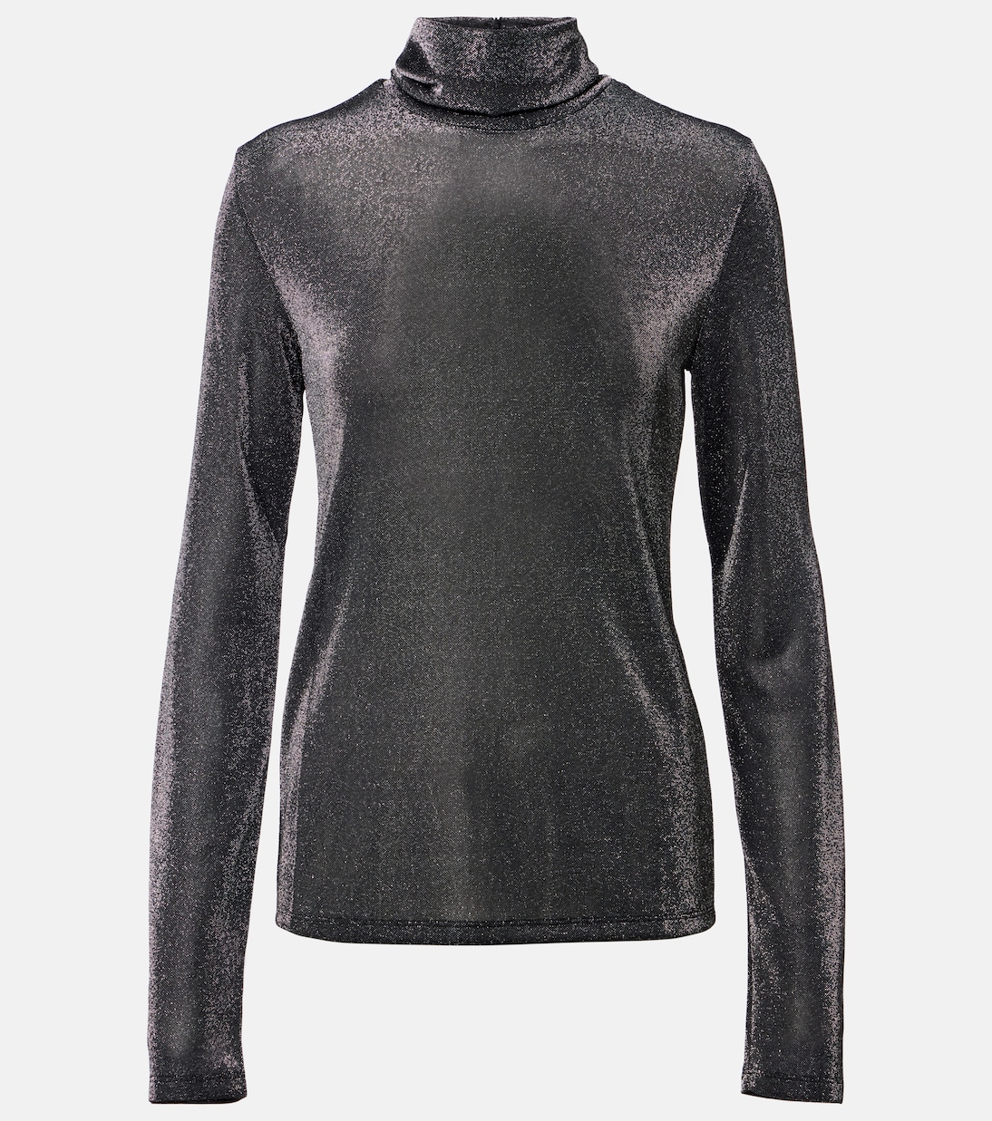 Jadia jersey lamé turtleneck top | Marant Etoile