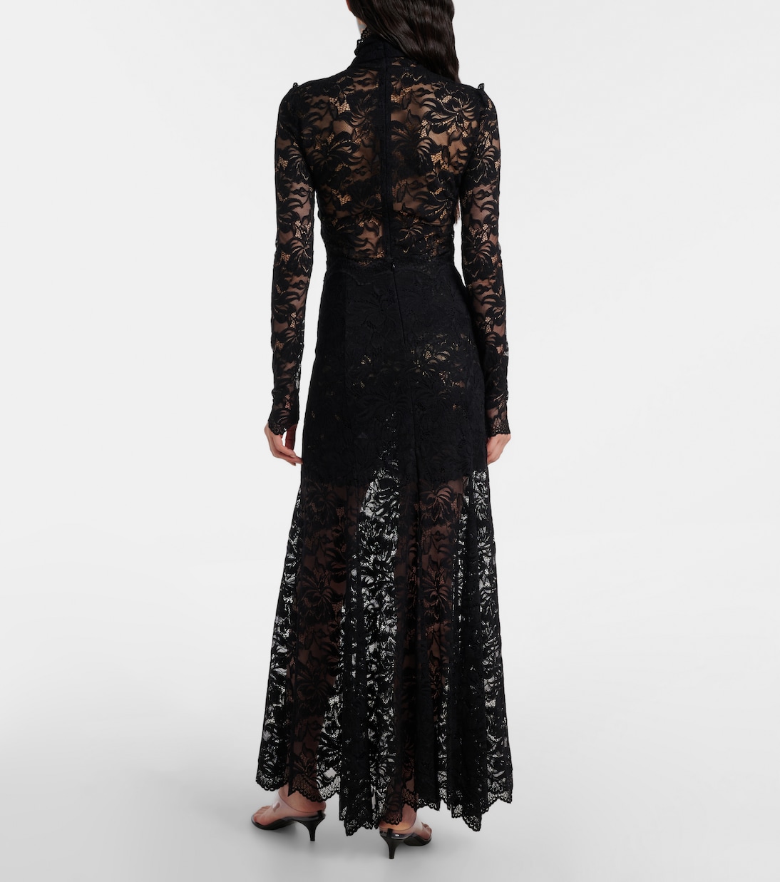 Floral lace maxi skirt | Rabanne