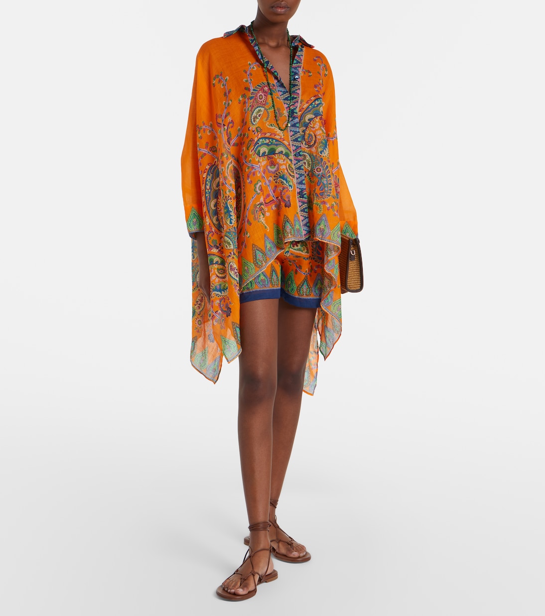 Oversize-Hemd aus Ramie | Etro