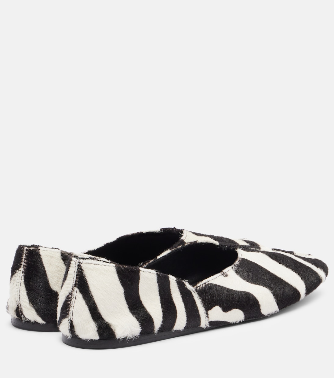 Ballerines Jane imprimées en cuir façon poulain | Khaite