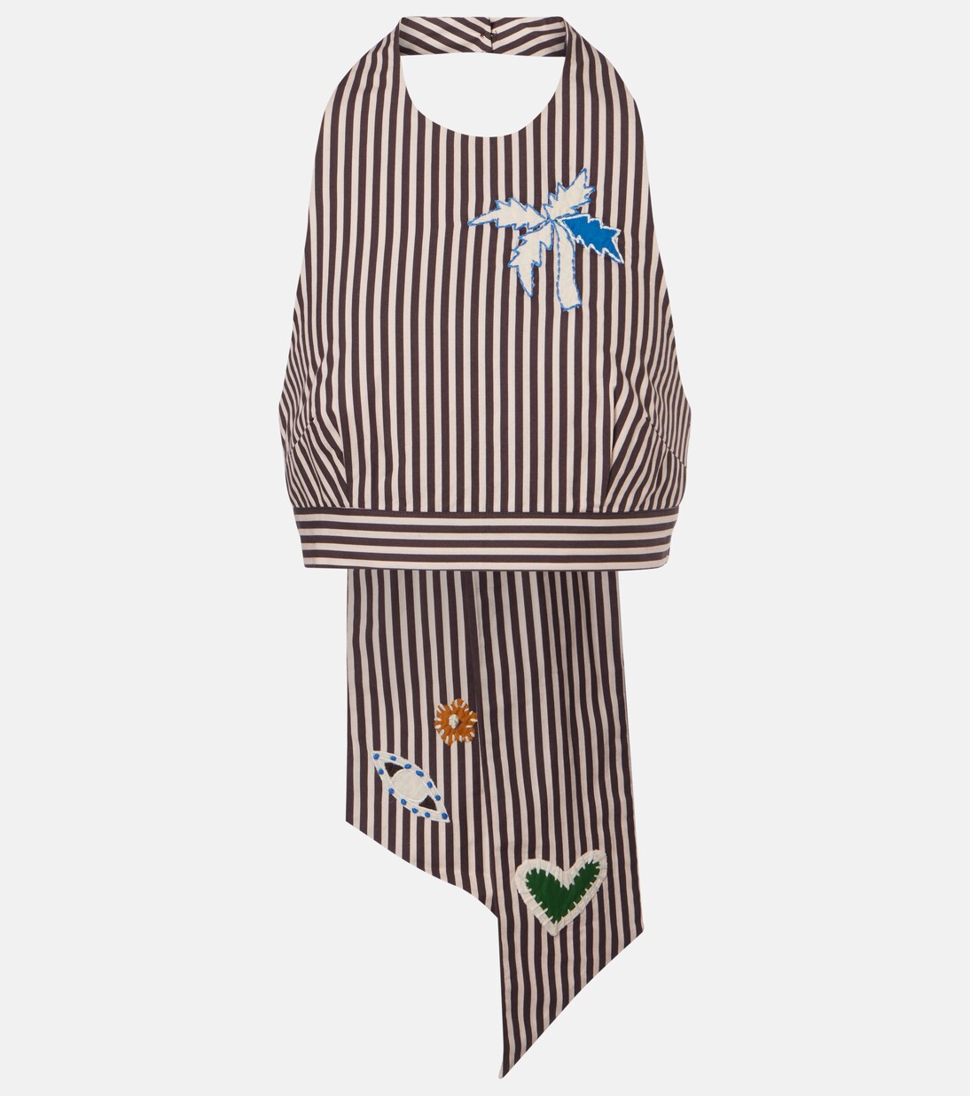 Cropped-Top Sirocco aus Baumwolle | Alémais