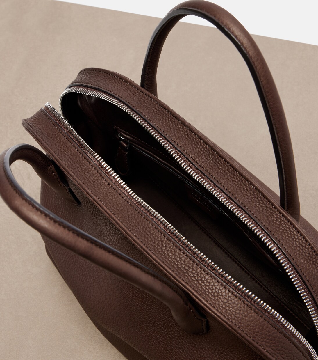 Agnes 12 Medium leather tote bag | The Row