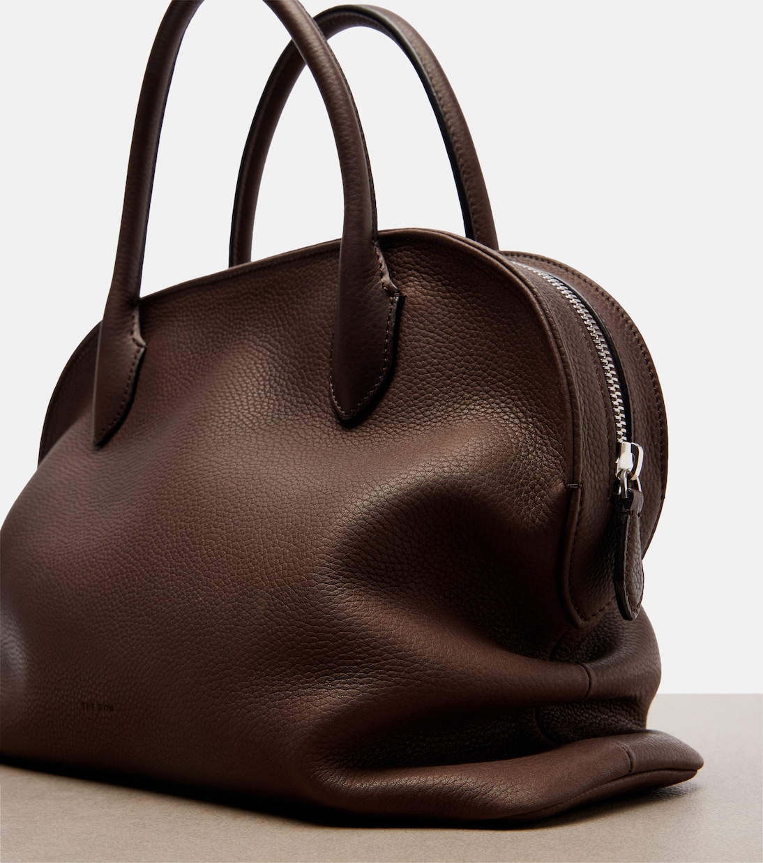 Agnes 12 Medium leather tote bag | The Row