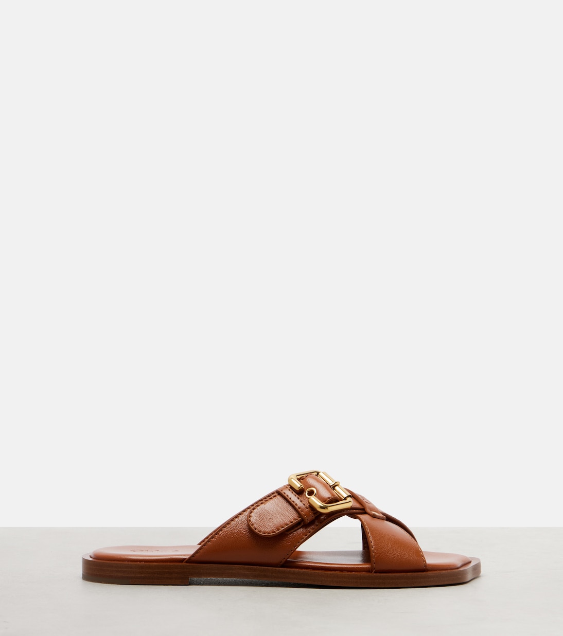 Nil leather slides | Chloé