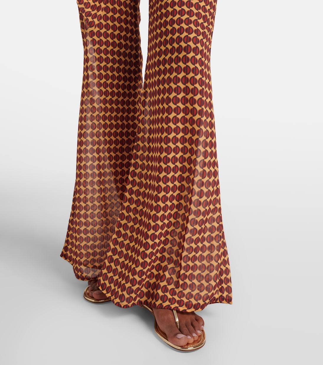 Bowie printed flared pants | Bananhot