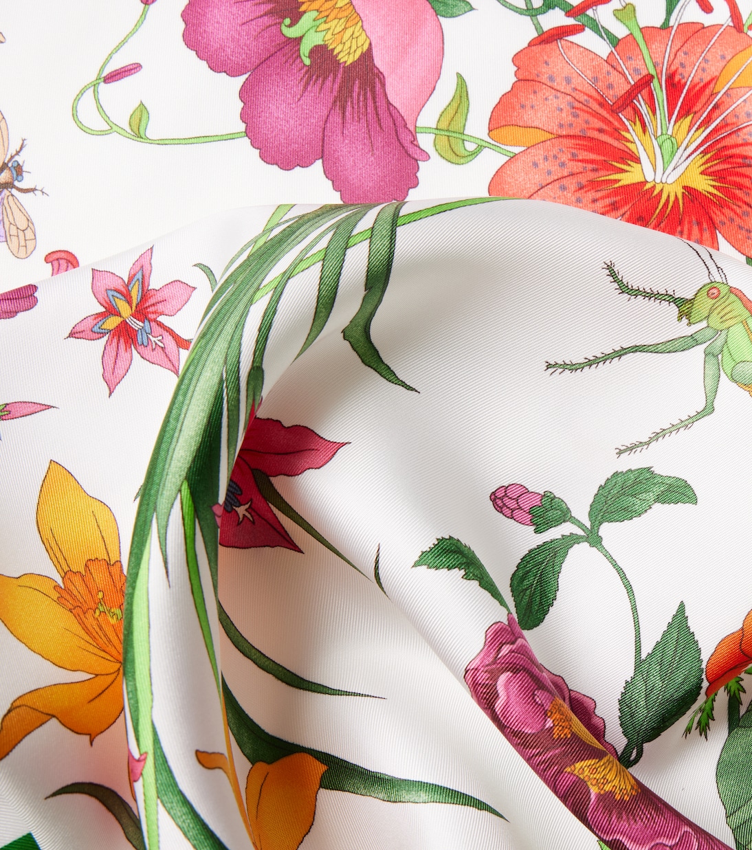 Floral silk scarf | Gucci