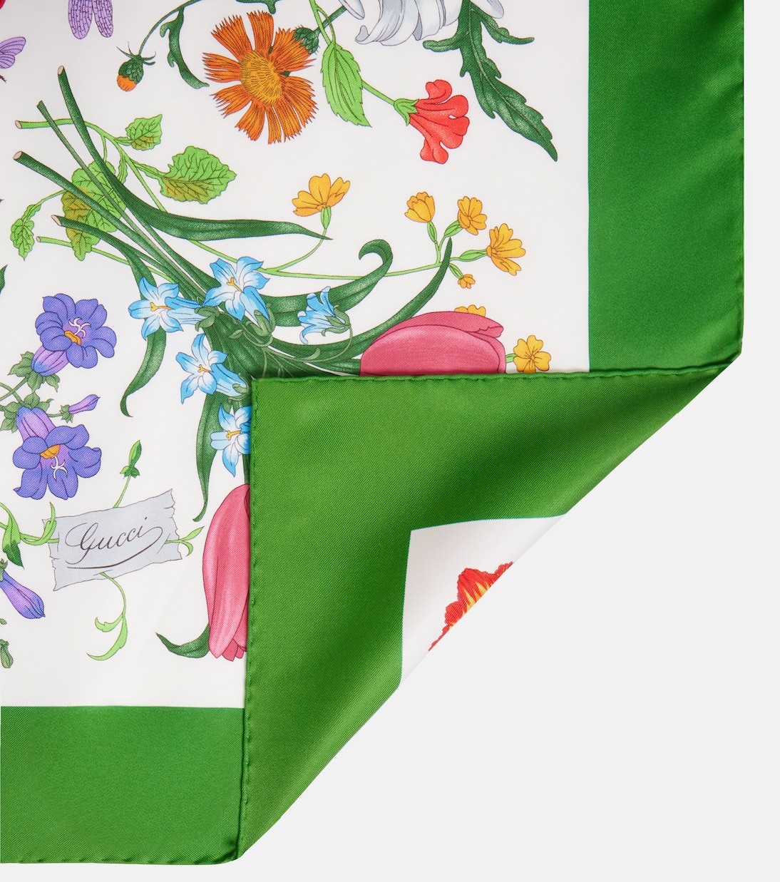 Floral silk scarf | Gucci
