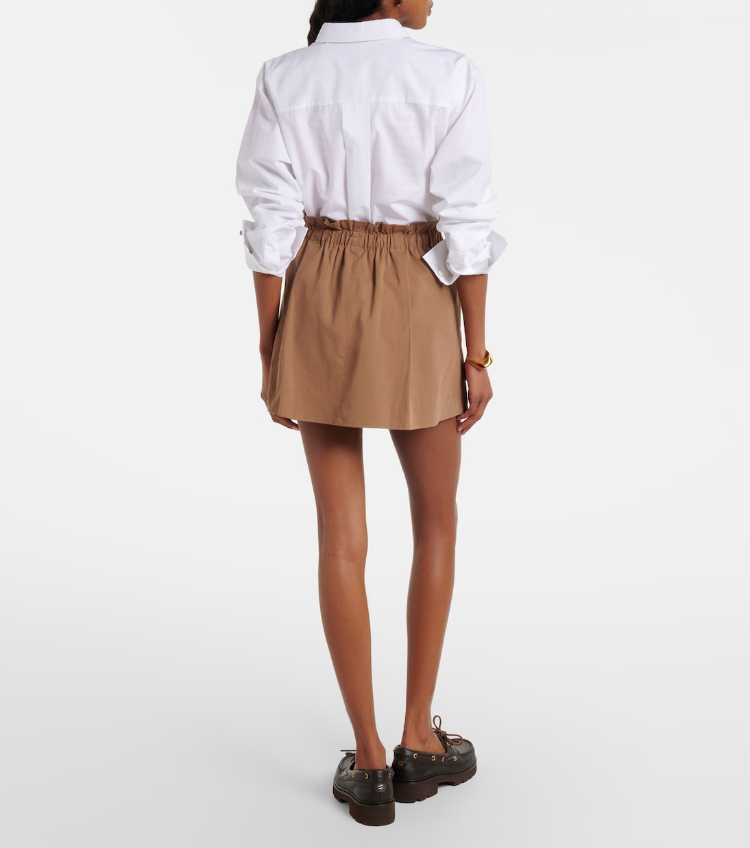 Cotton twill skort | Vince