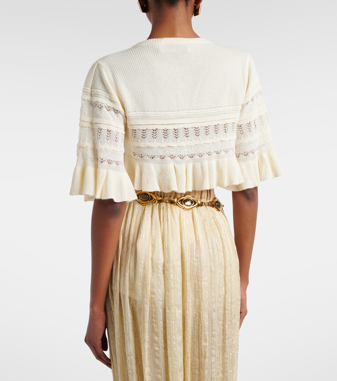 Cropped-Cardigan aus Strick | Xu Zhi