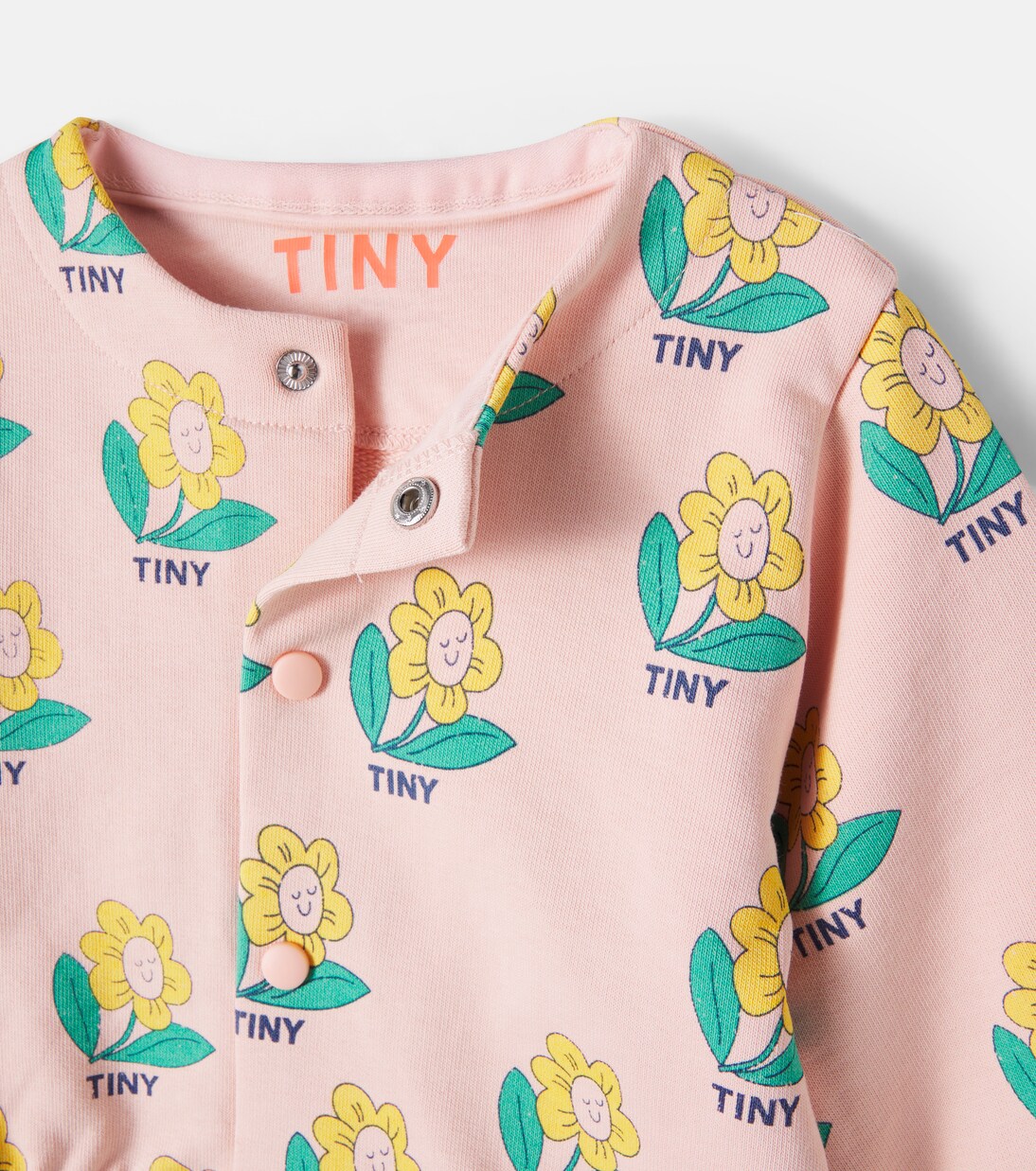 Baby printed cotton sweatshirt and sweatpants set | Tinycottons