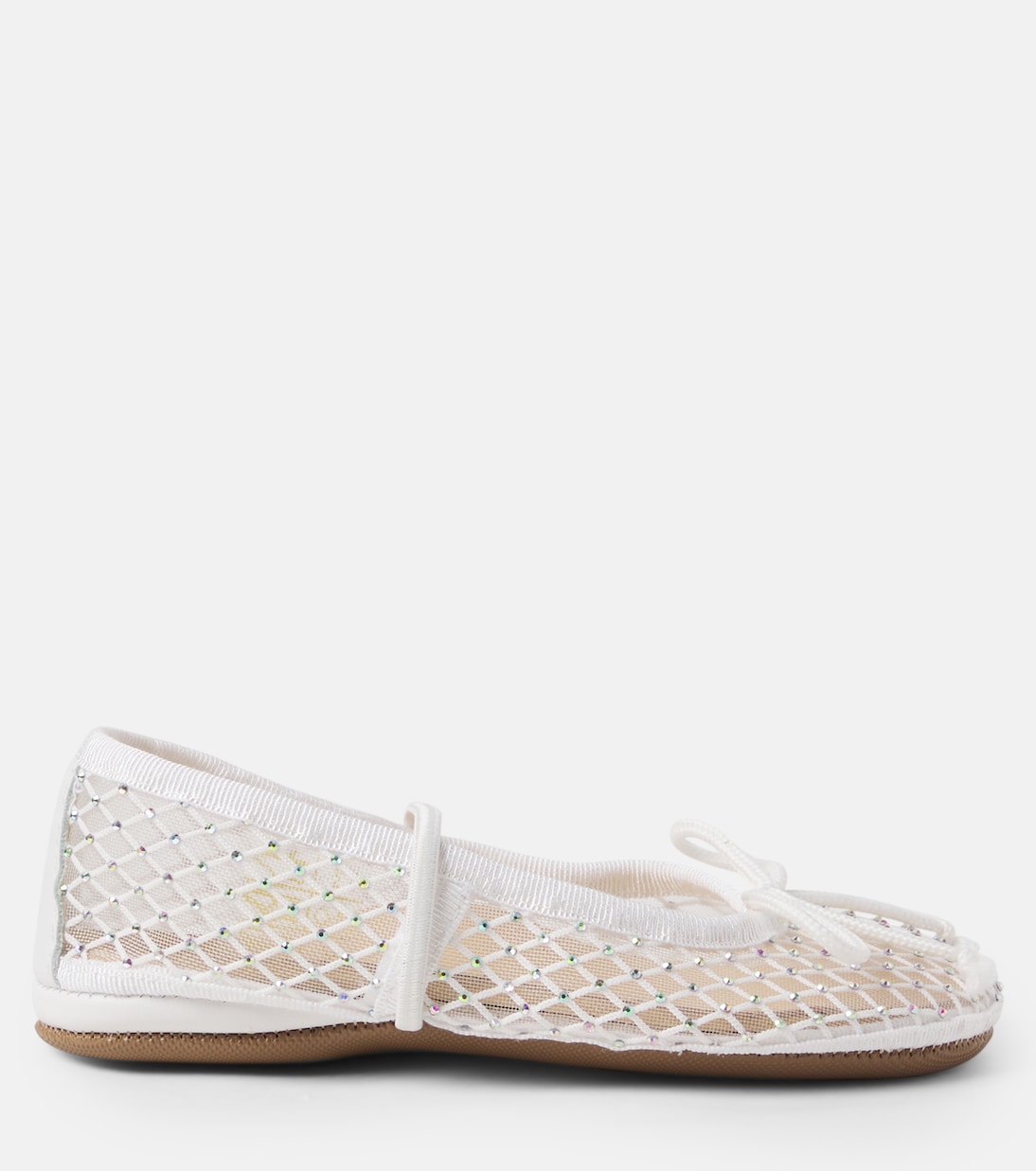 Darlyn embellished mesh ballet flats | PèPè