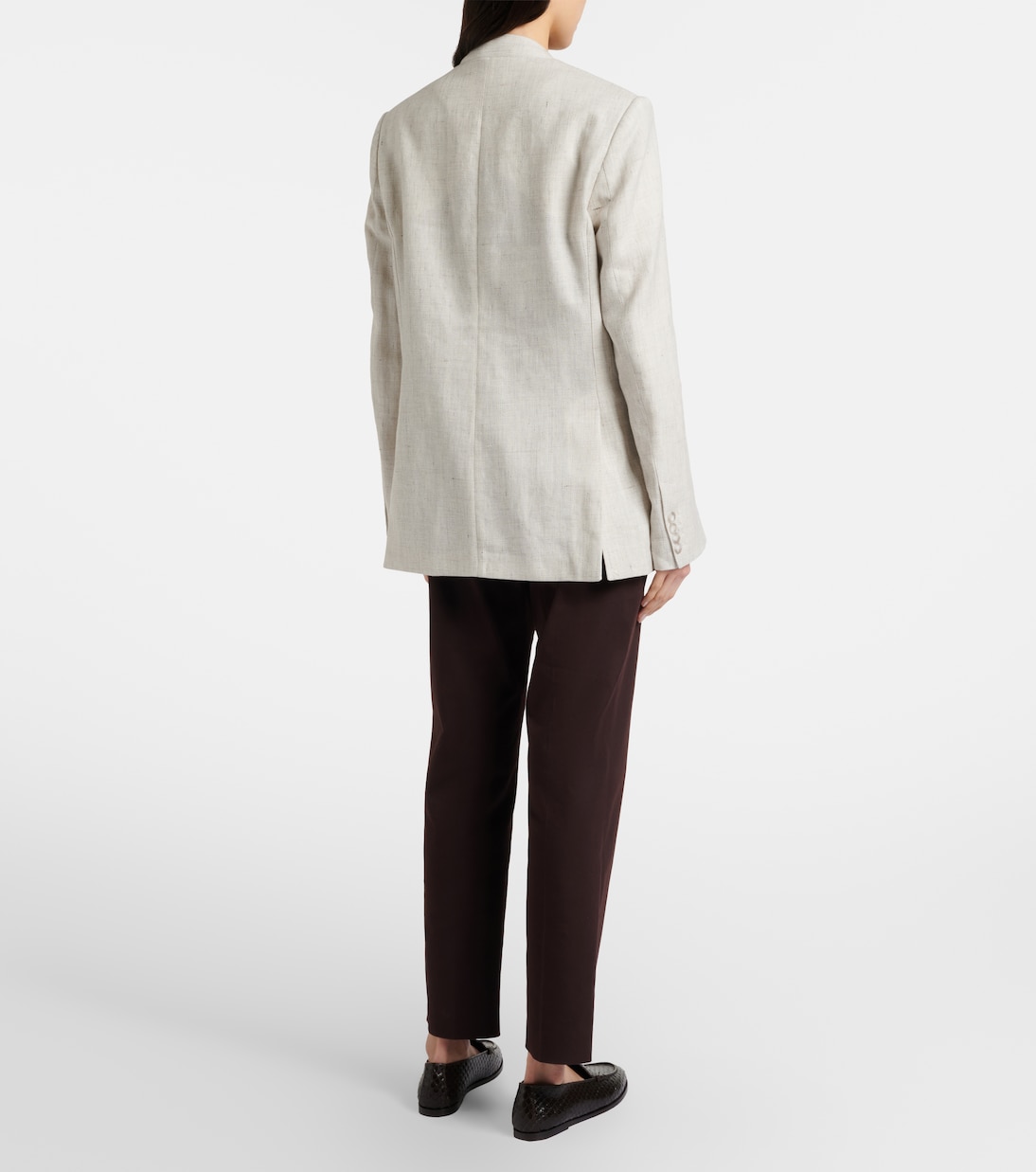 Cotton-blend straight pants | Joseph