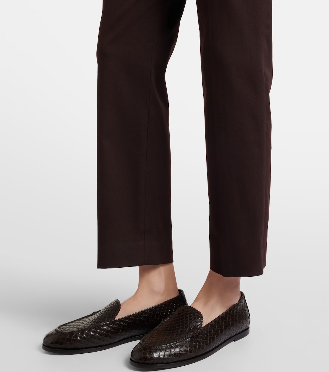 Cotton-blend straight pants | Joseph