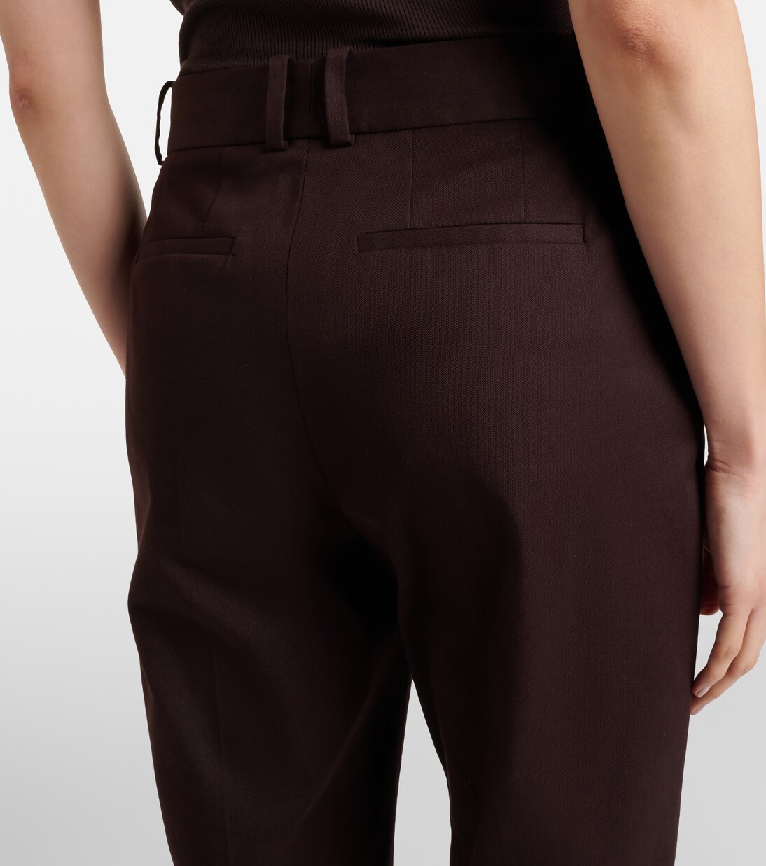 Cotton-blend straight pants | Joseph