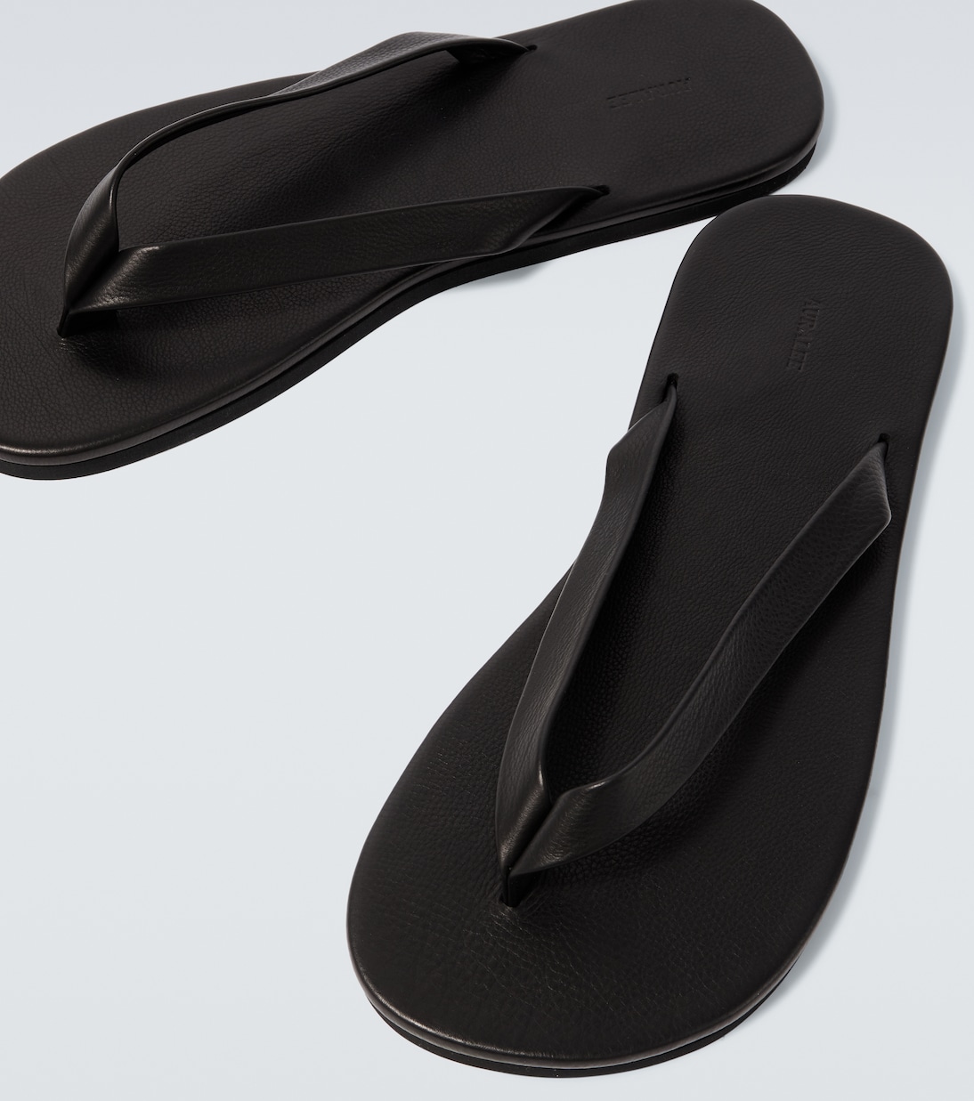 Leather thong sandals | Auralee