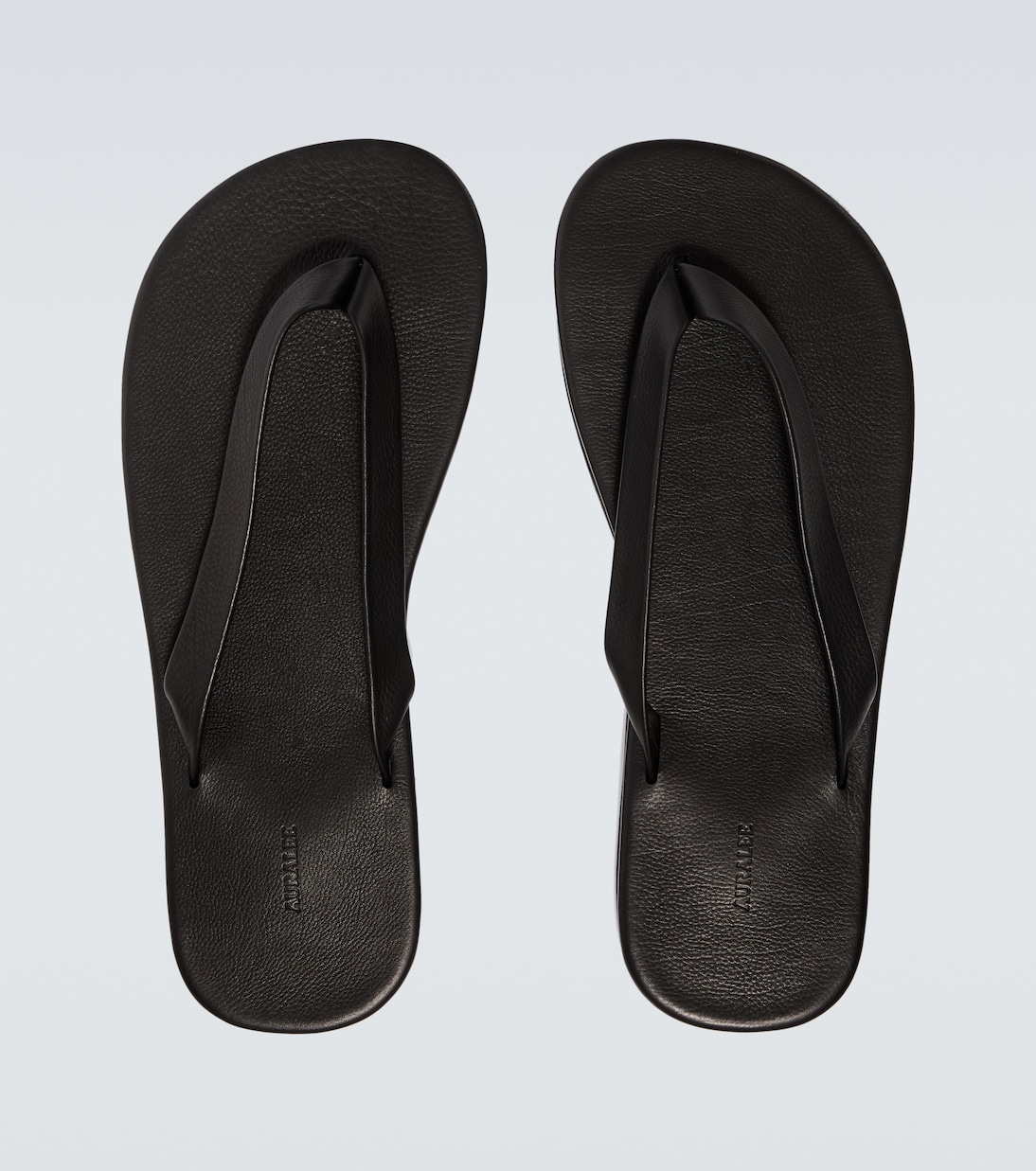 Leather thong sandals | Auralee