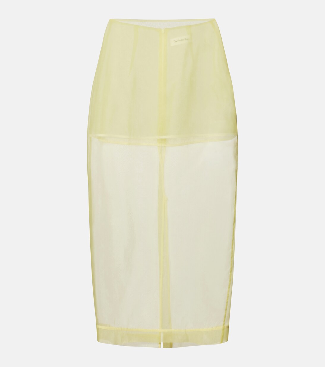 Peri sheer silk-blend midi skirt | The Frankie Shop