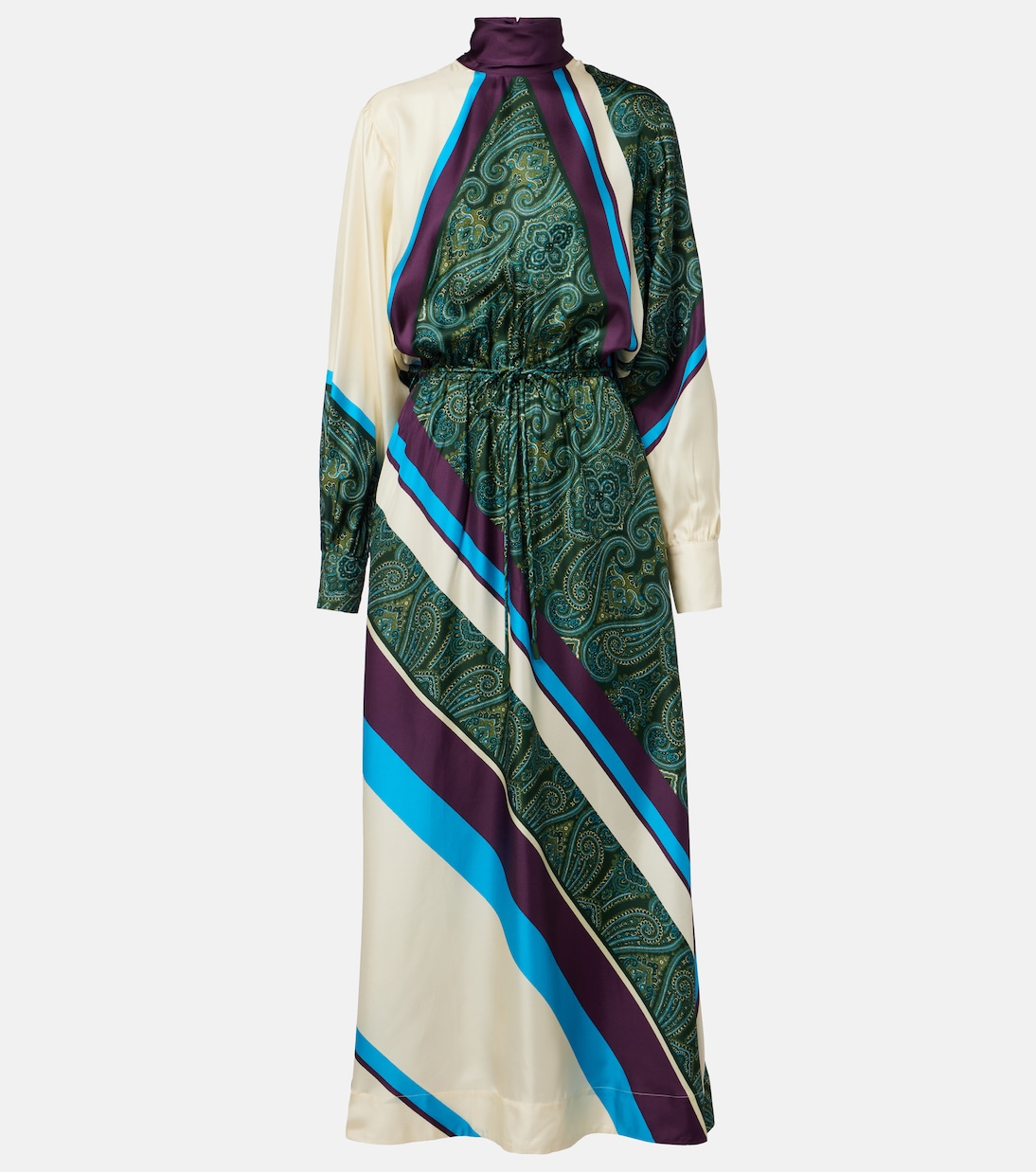 Joni printed silk midi dress | Alémais