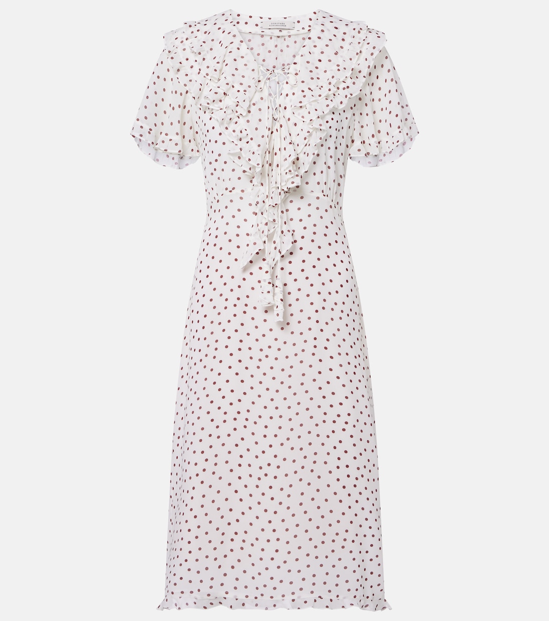 Dancing Dots polka-dot georgette midi dress | Dorothee Schumacher