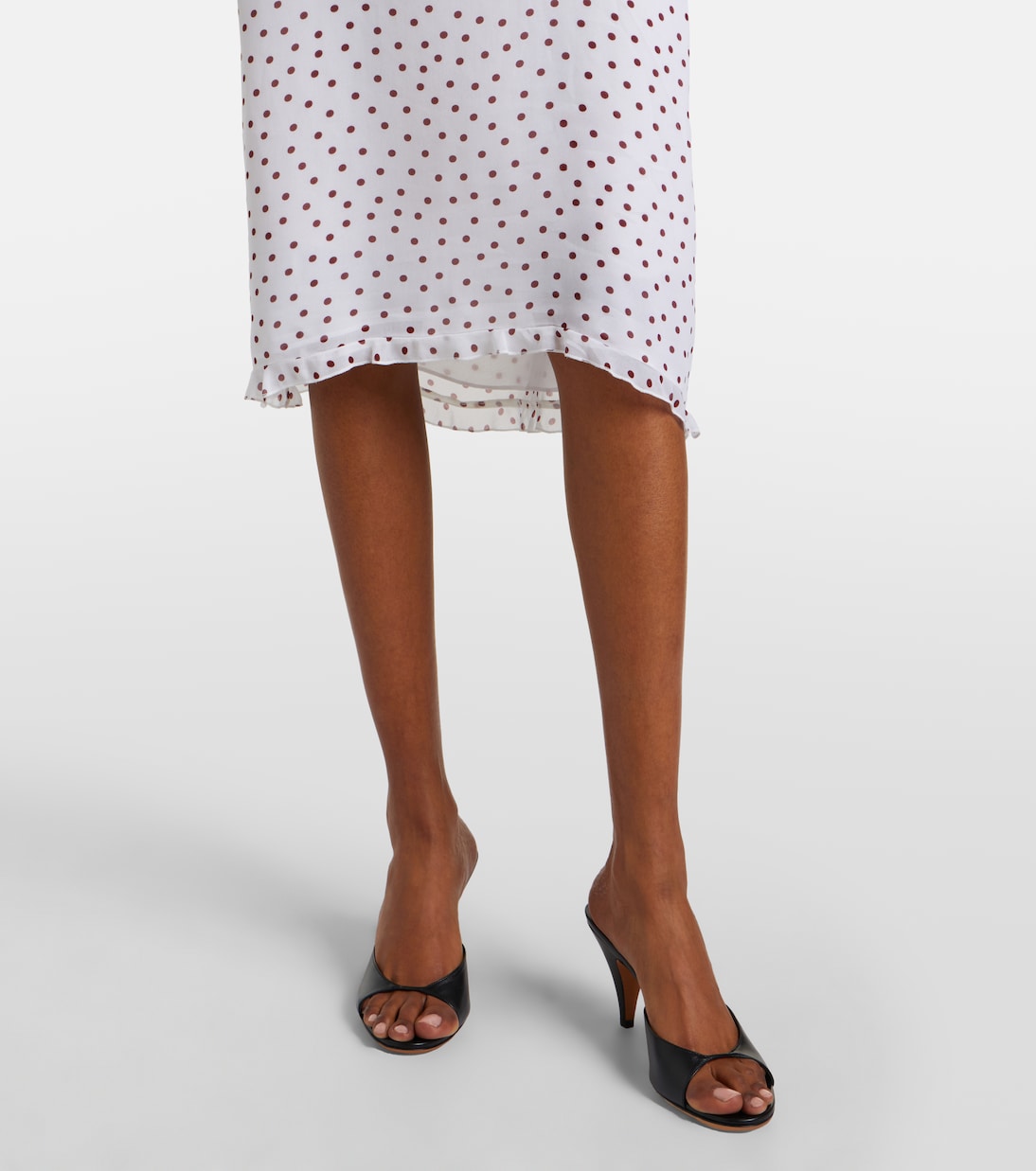 Dancing Dots polka-dot georgette midi dress | Dorothee Schumacher