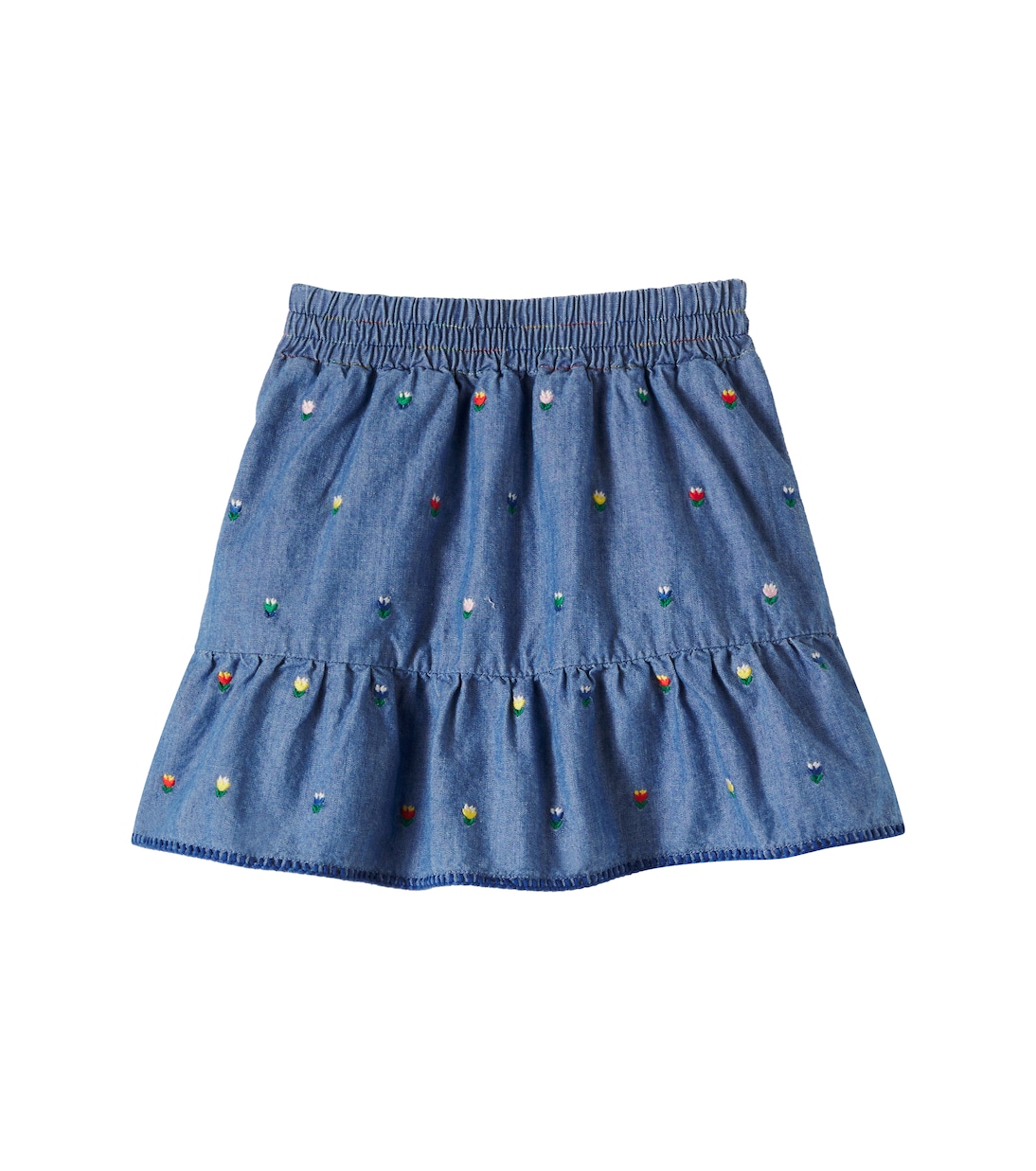 Embroidered chambray skirt | Stella McCartney Kids