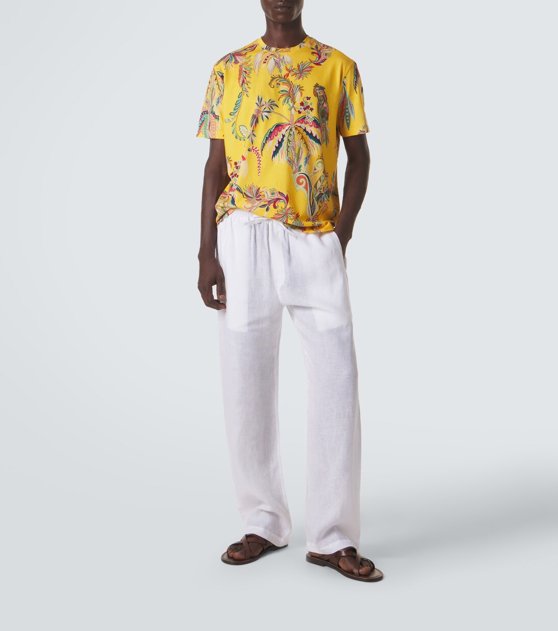 Printed cotton jersey T-shirt | Etro