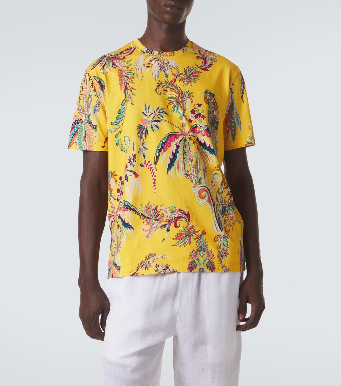 Printed cotton jersey T-shirt | Etro