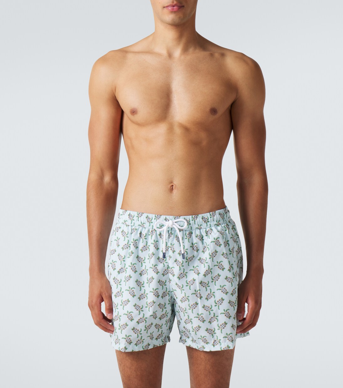 Madeira printed swim trunks | Fedeli