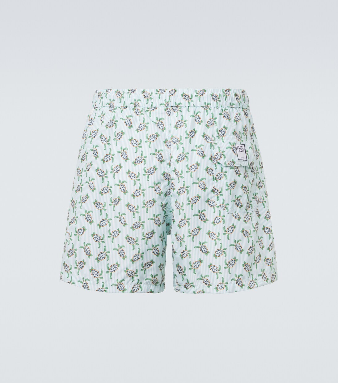 Madeira printed swim trunks | Fedeli