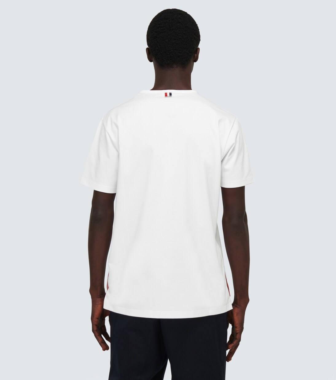 Short-sleeved cotton T-shirt | Thom Browne