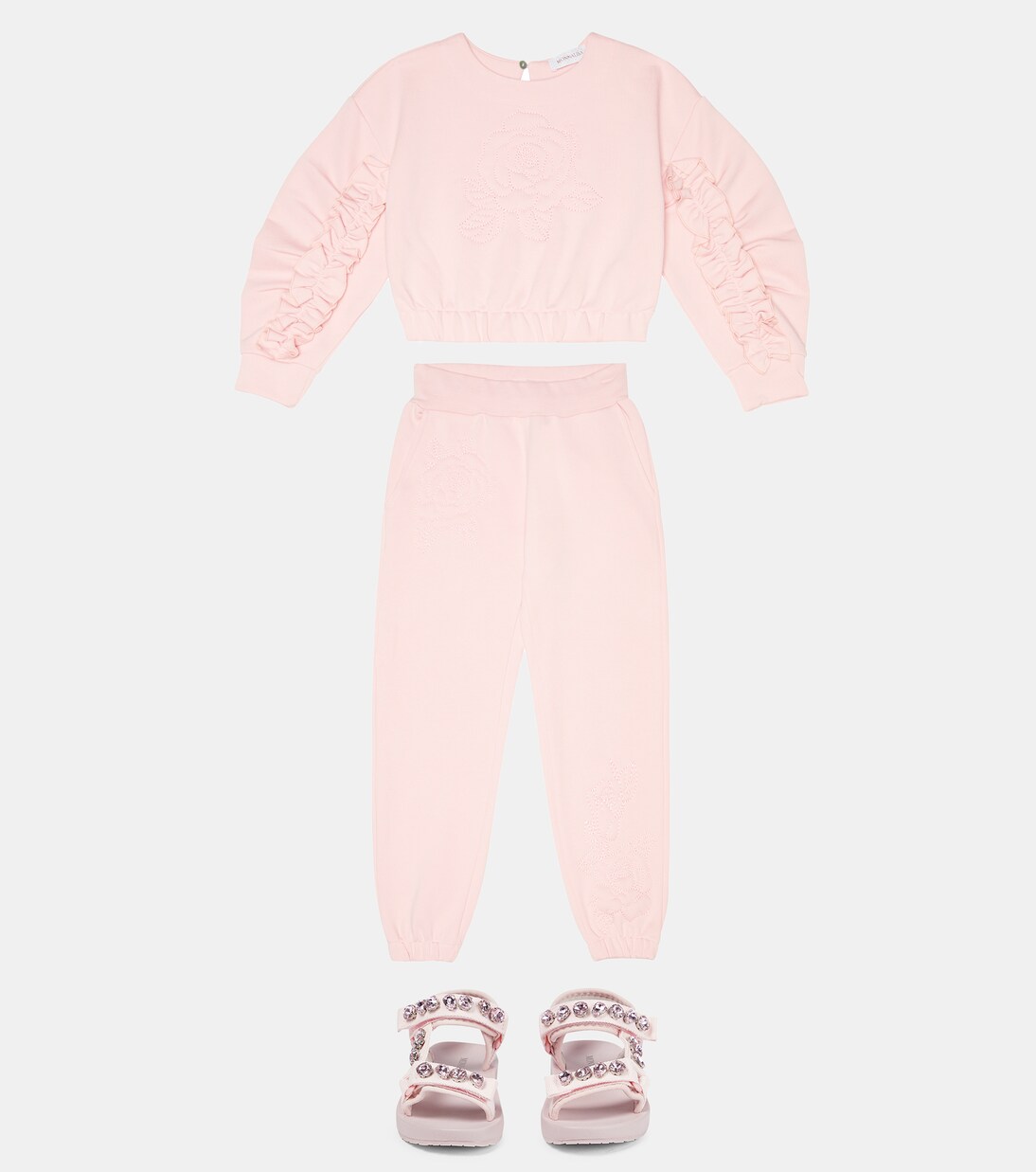 Pantalon de survêtement en coton mélangé | Monnalisa