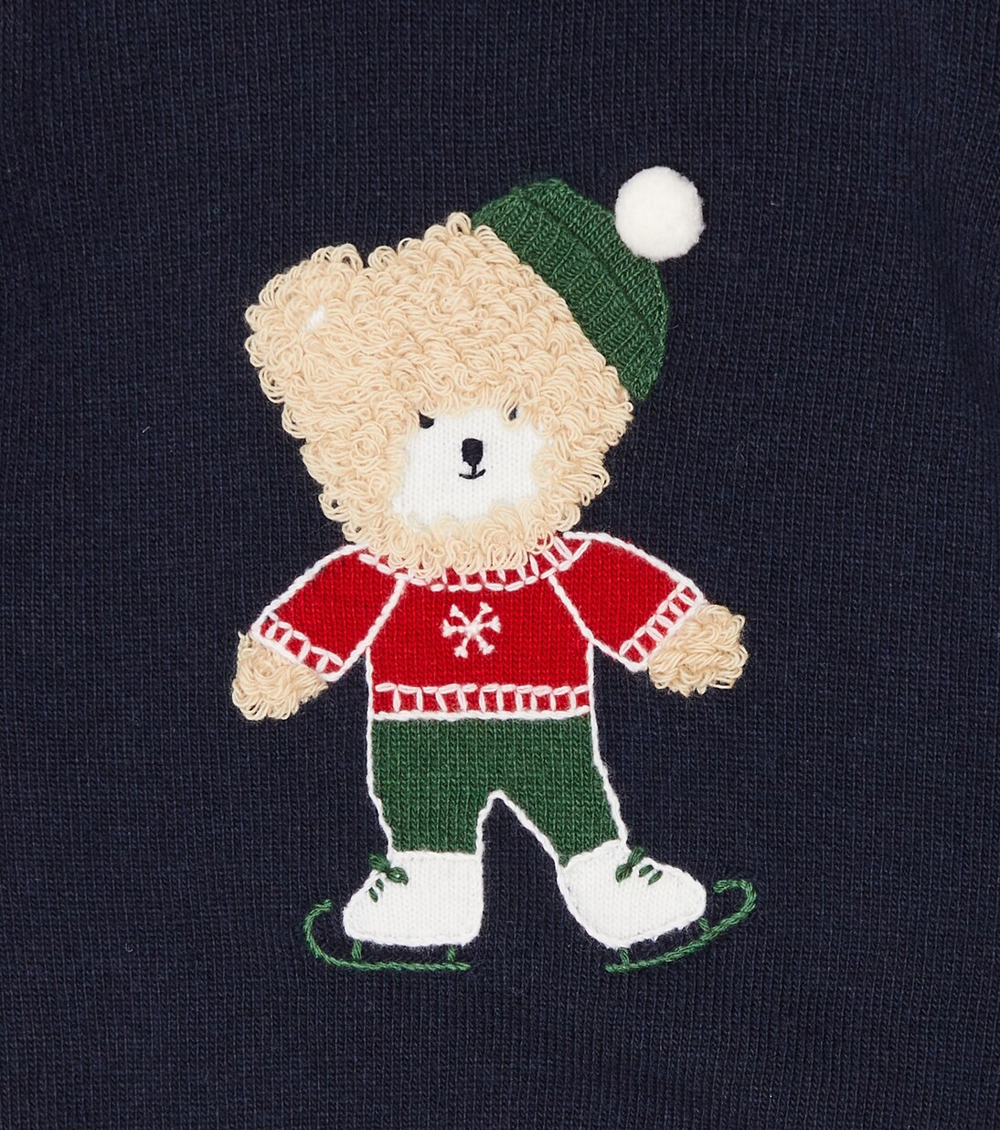 Intarsia embroidered wool sweater | Il Gufo