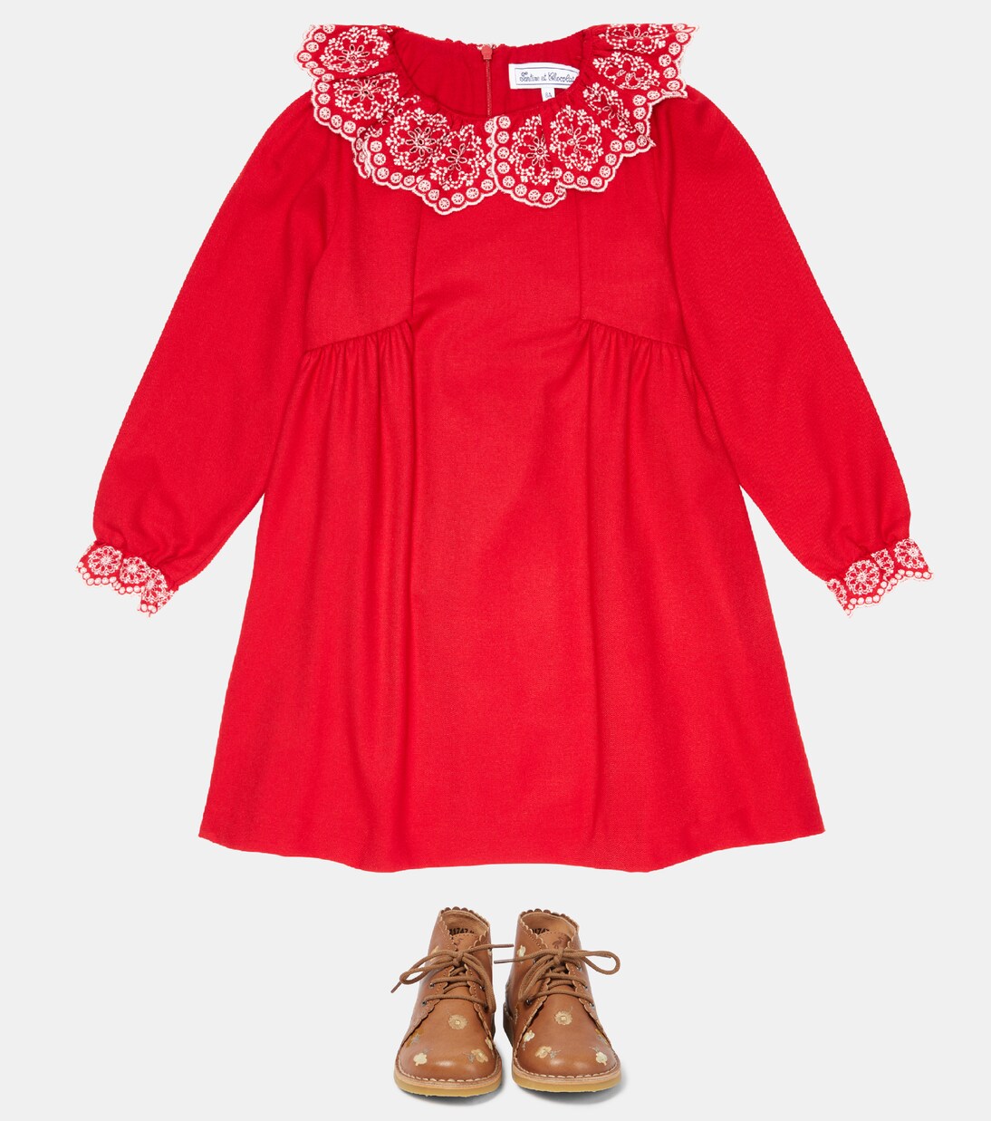 Embroidered dress | Tartine et Chocolat