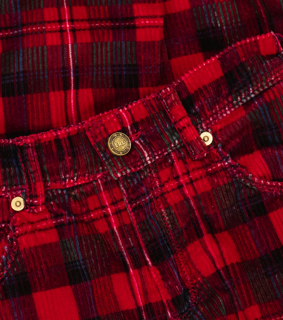 Plaid cotton pants | ERL Kids