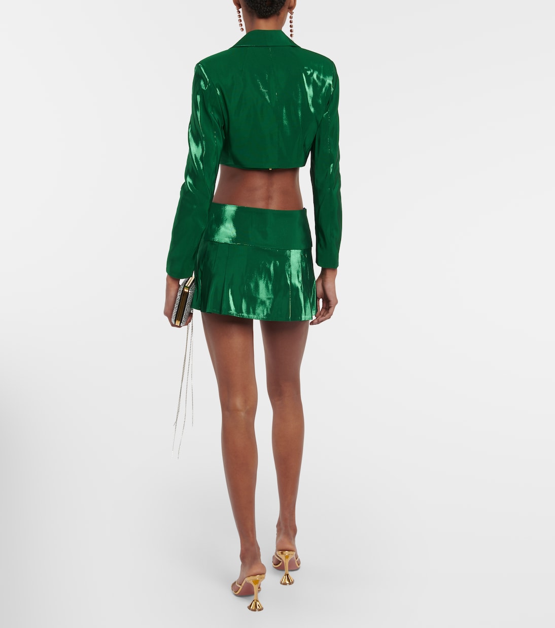 Cropped-Jacke aus Seide | Miss Sohee