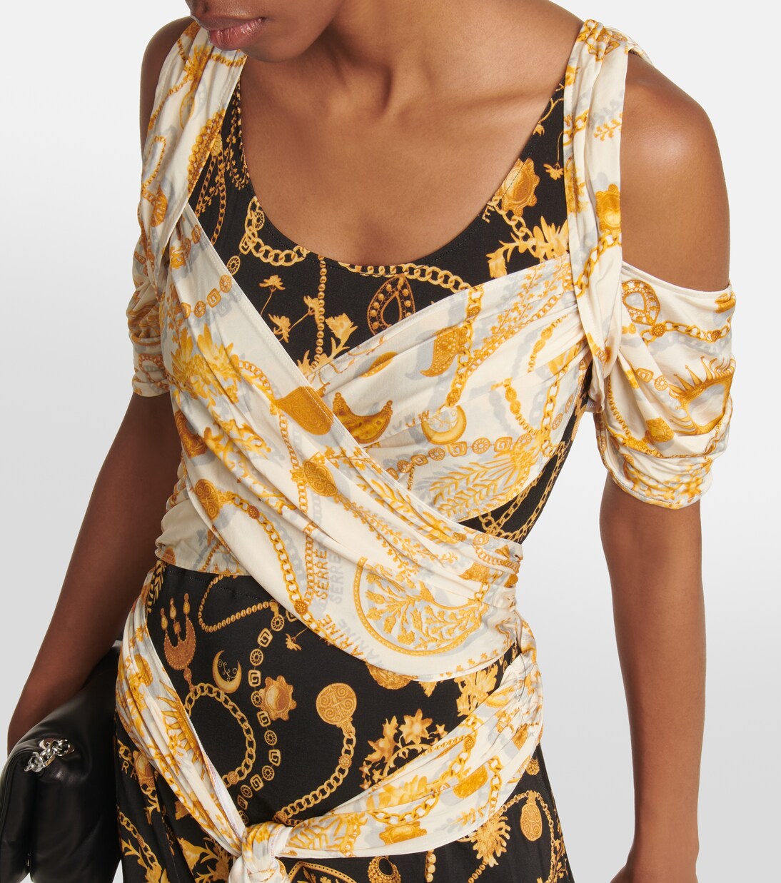 Robe midi imprimée | Marine Serre