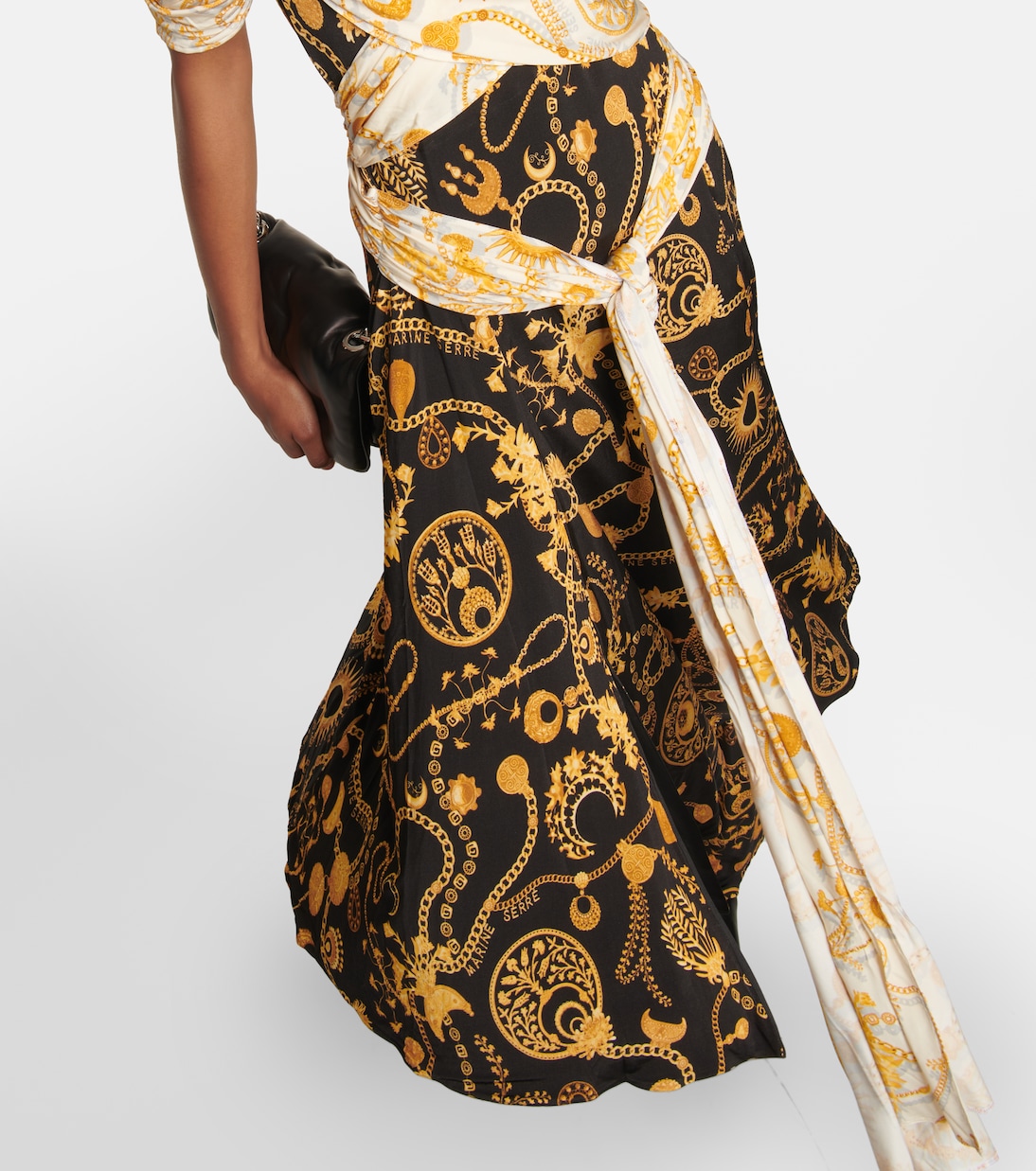 Robe midi imprimée | Marine Serre