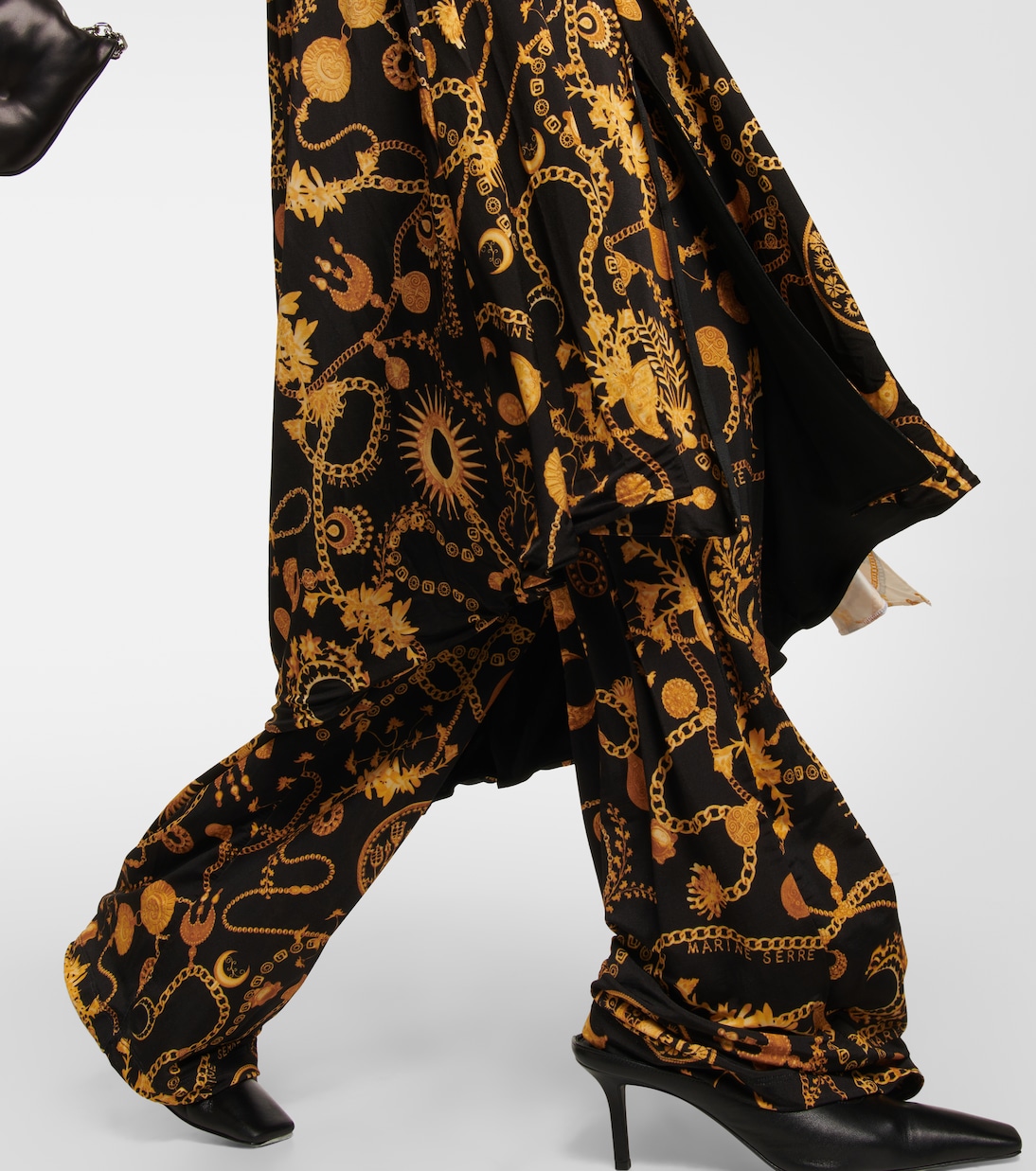 Robe midi imprimée | Marine Serre