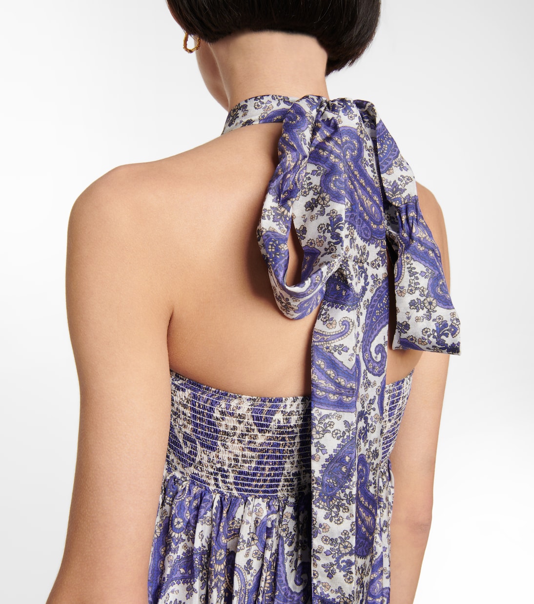 Robe midi Devi en soie | Zimmermann