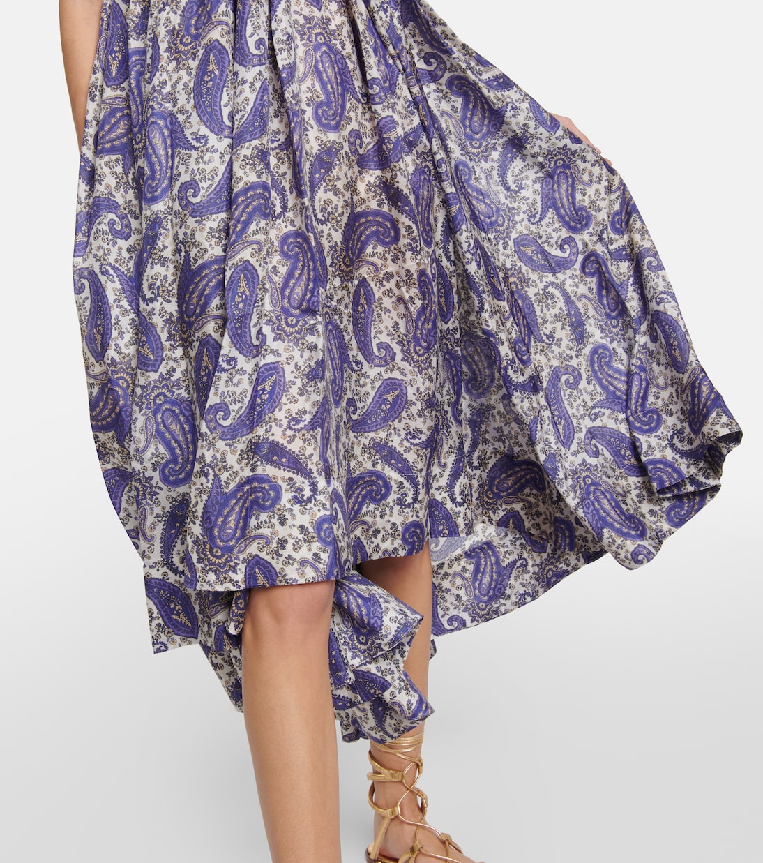 Robe midi Devi en soie | Zimmermann