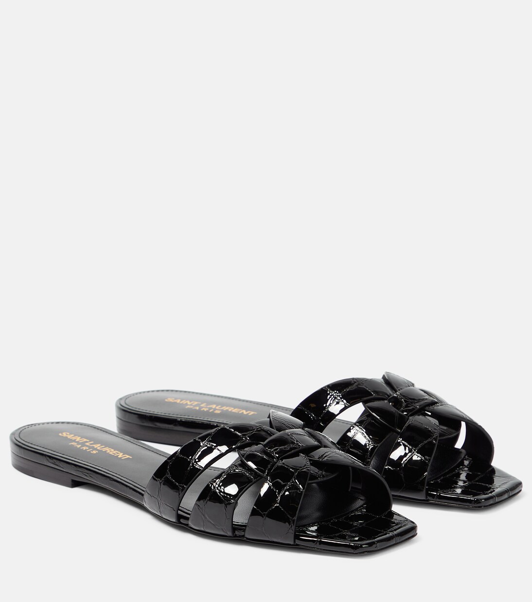 Tribute Nu Pieds 05 leather slides | Saint Laurent