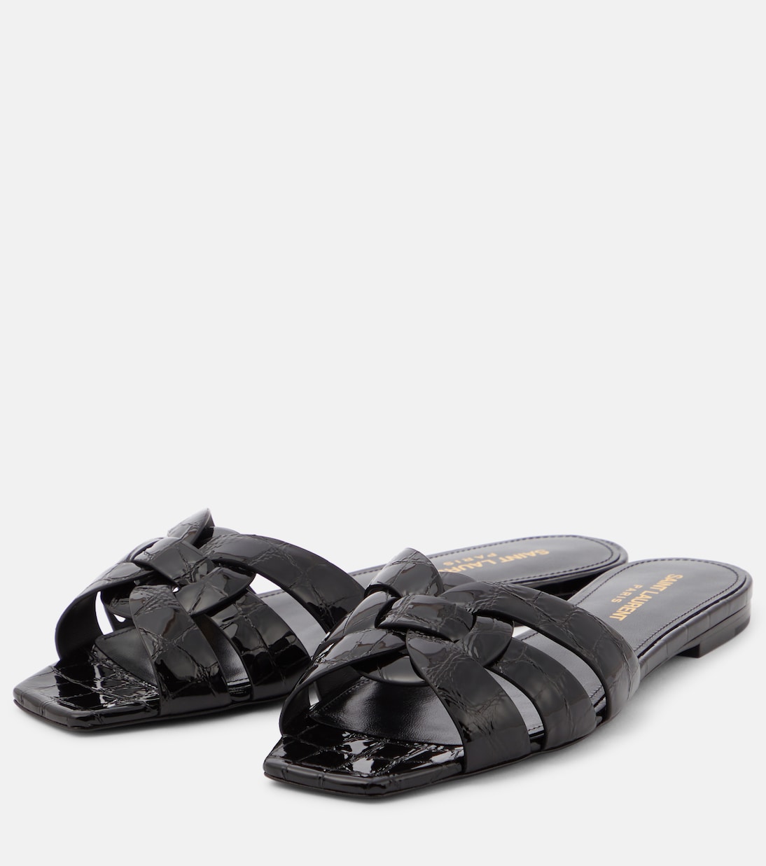 Tribute Nu Pieds 05 leather slides | Saint Laurent