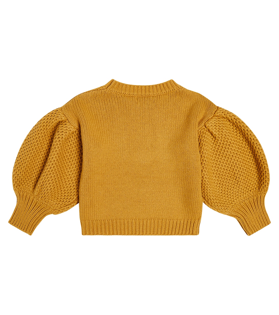 Olivia cotton-blend embroidered sweater | C'era Una Volta