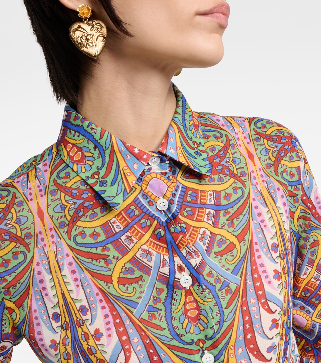 Printed cotton shirt | Etro