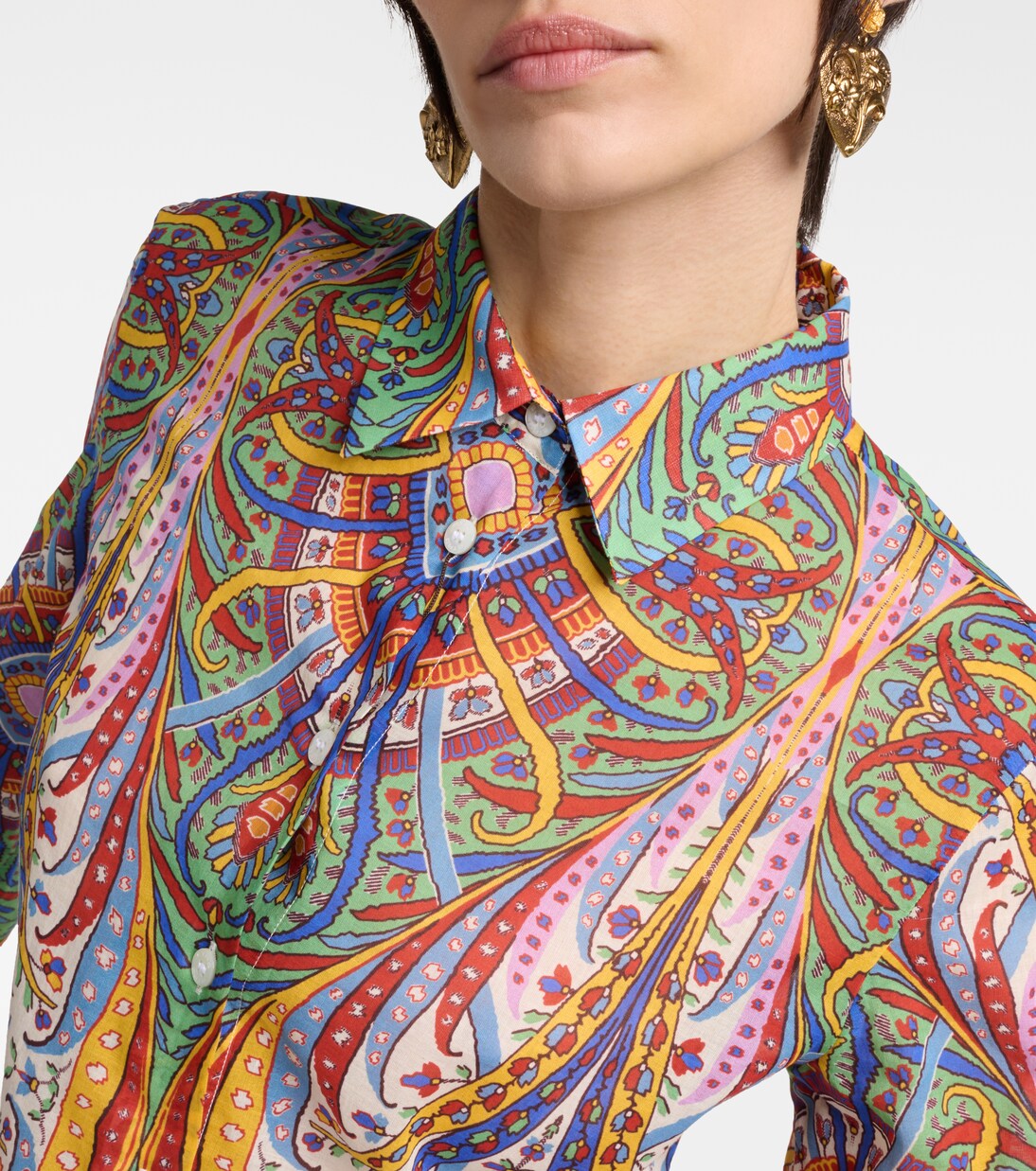 Printed cotton shirt | Etro